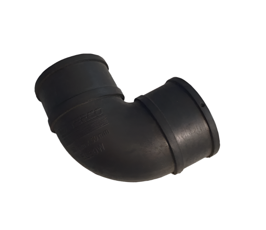 RUBBER ELBOW 90 DEG 50 MM