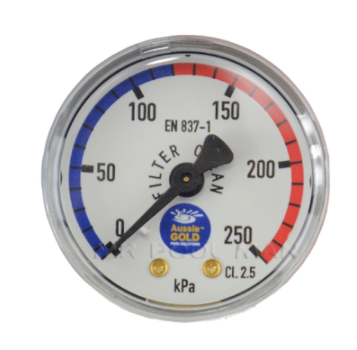 PRESSURE GAUGE CENTRE BACK MOUNT